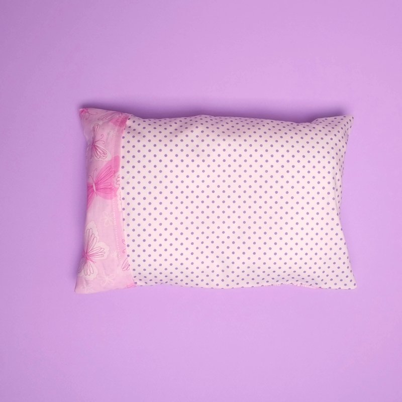 Anti-flat head pillow Pink Butterfly