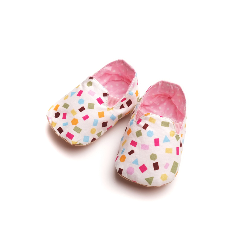Oh Pink Confetti Booties