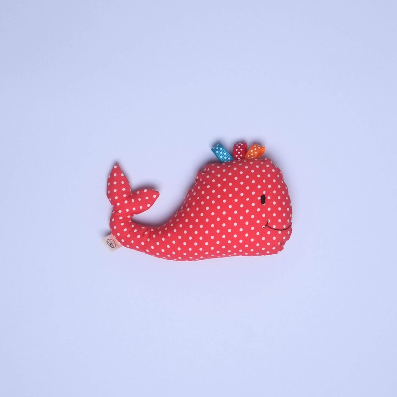 Rattle Whaley Plush Toy