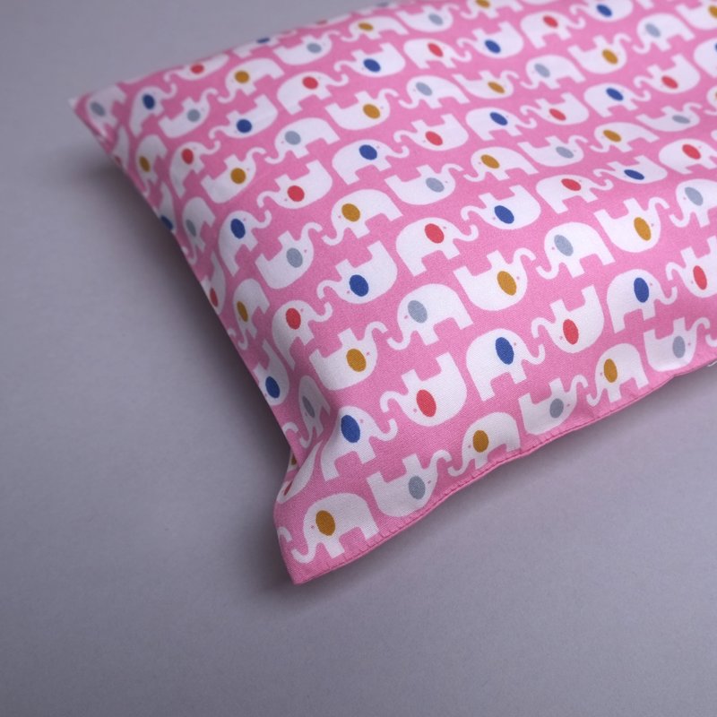 Anti-flat head pillow Pink Marchin' Elephants