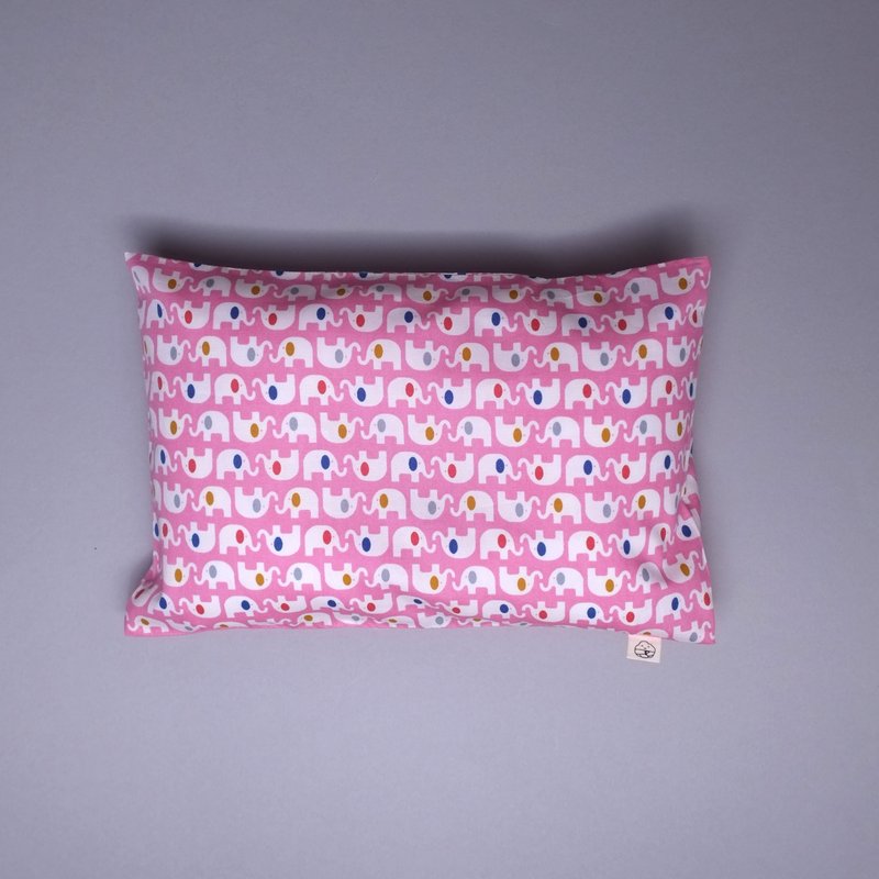 Anti-flat head pillow Pink Marchin' Elephants