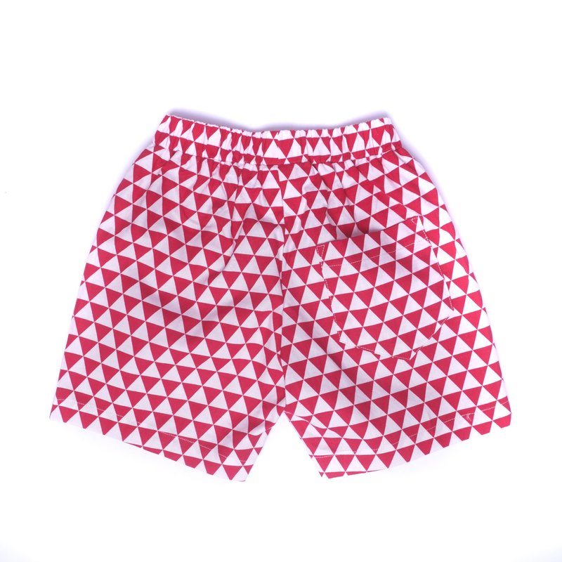 Red Triangle Bermuda Shorts