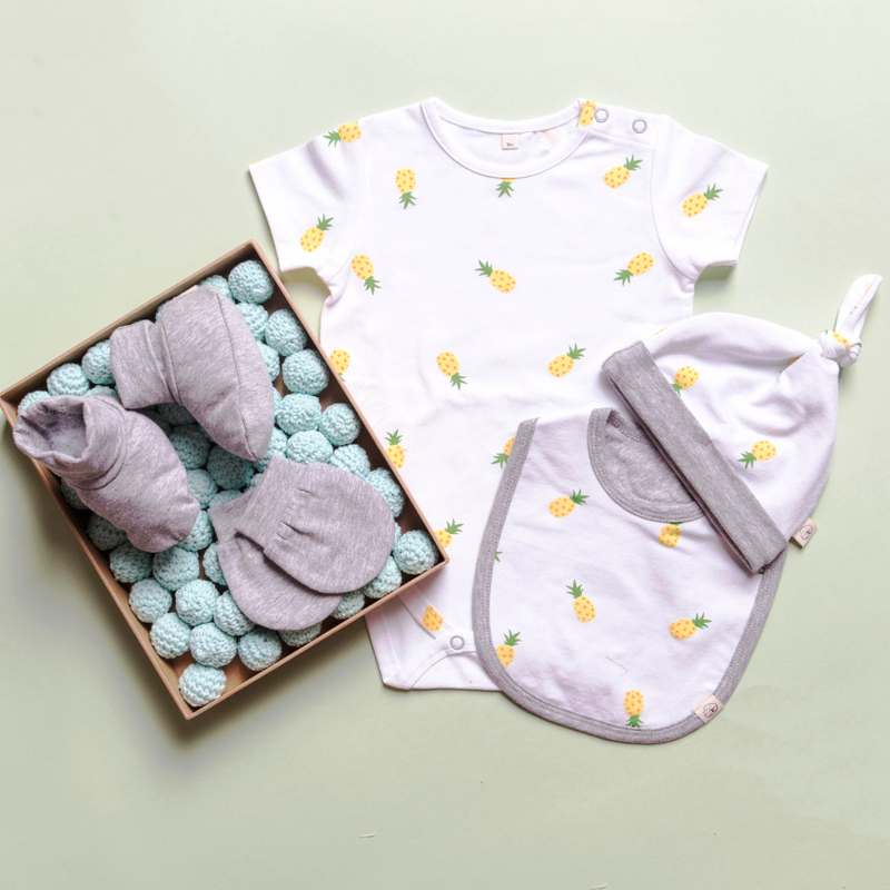 Baby Layette- Pineapples 
