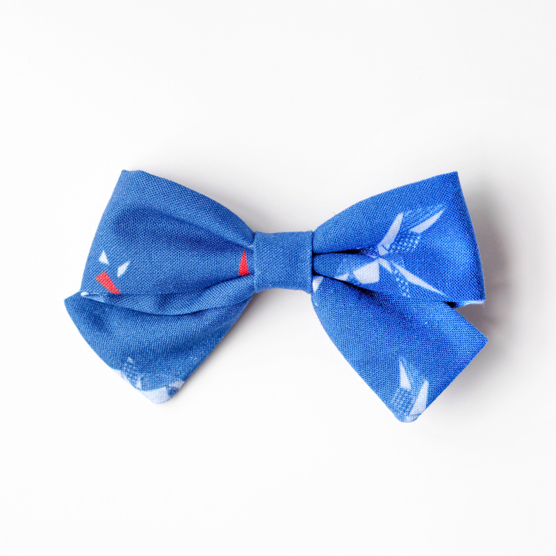 BowtifulJoy x Chubby Chubby Bows- Navy Red Swallows