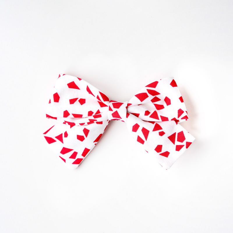 BowtifulJoy x Chubby Chubby Bows-Red Geometric