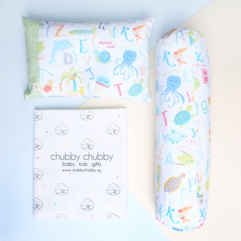 Two is better than one bundle- Pillow & Bolster Sea Alphabets