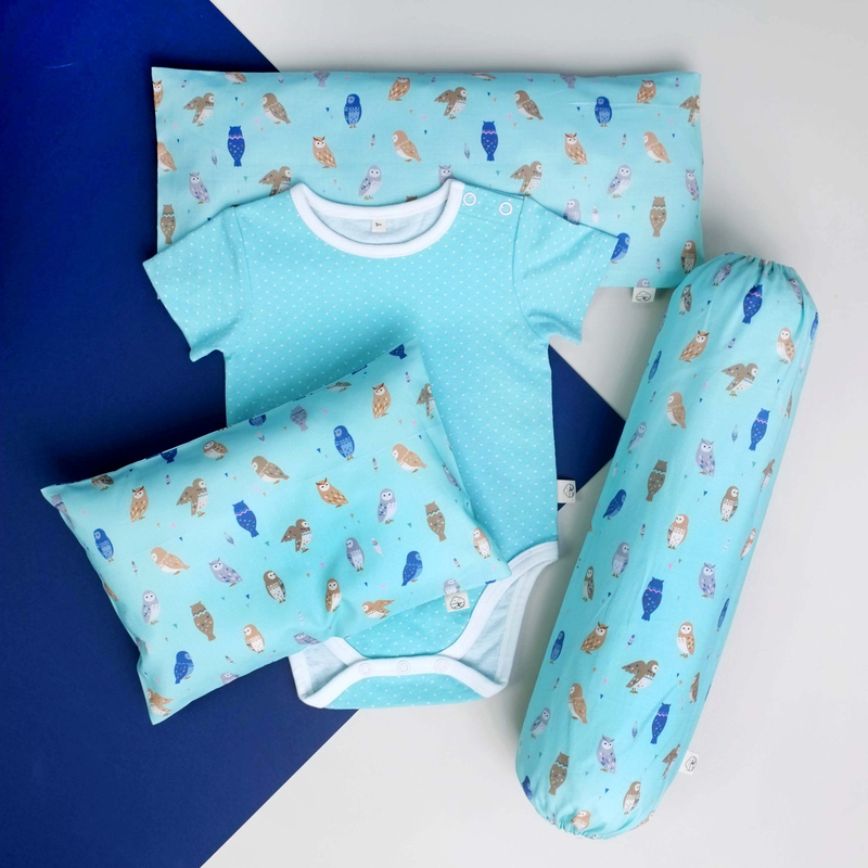 Wise Teal Owls Gift Set