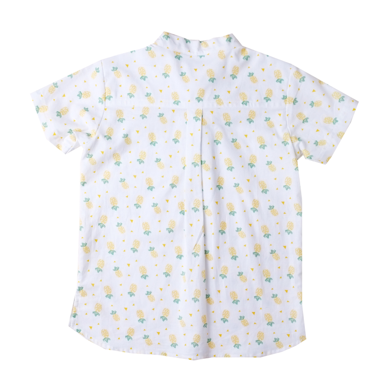 Boy's Knot Shirt - Wang Pineapples