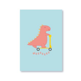 Playful Scooter Dino Gift Card 
