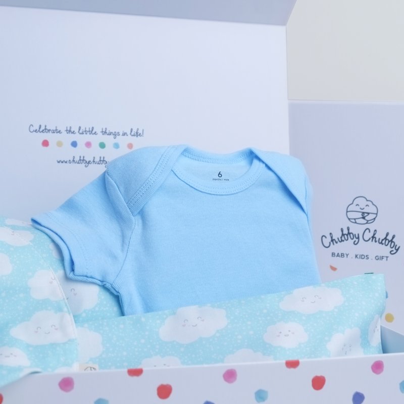 Oh Happy Clouds Blue Gift Set 