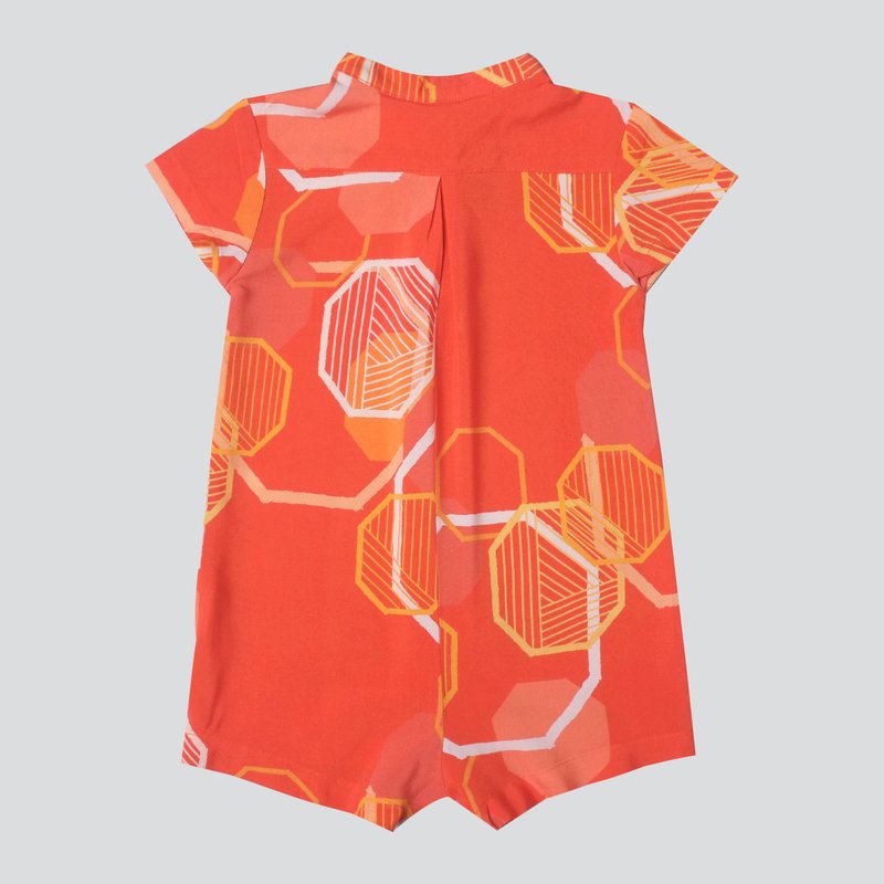 Baby Boy's Abstract Octagon Romper
