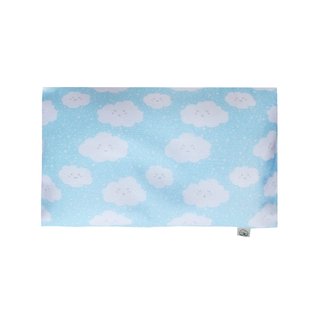 Anti-flat head pillow - Happy Clouds Blue
