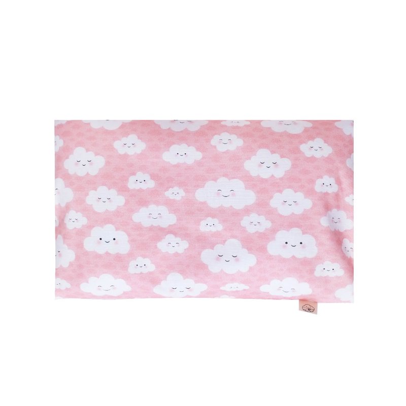 Anti-flat head pillow - Happy Clouds Pink