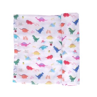 Swaddle Baby Blanket- Crayon Dinos
