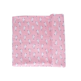 Swaddle Baby Blanket- Pink Bunnies