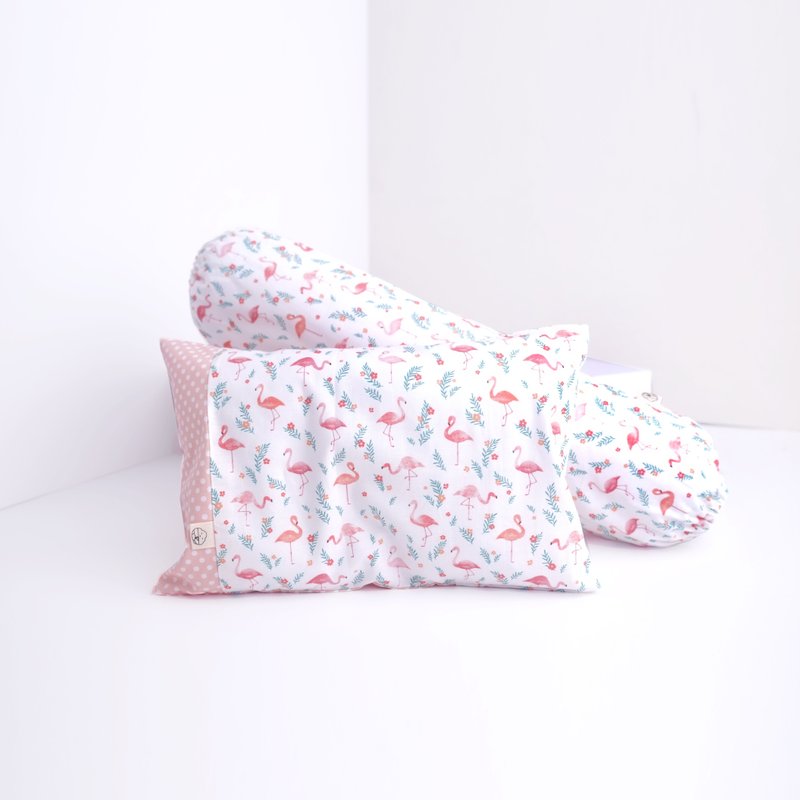 Two is better than one bundle- Pillow & Bolster Fabulous Flamingo